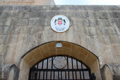 saint angel fort in vittoriosa (malta)