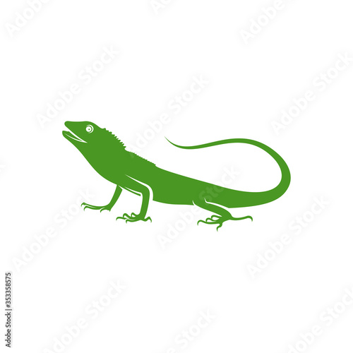 Chameleon logo design vector. Icon Symbol. Template Illustration