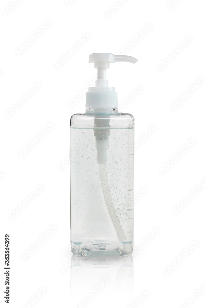 Gel alcohol bottles On a white background
Gel alcohol bottles On a white background