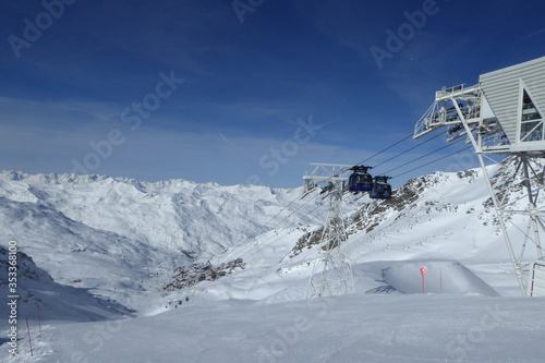 Val Thorens Three Valleys Ski Region French Alps France © Andy Evans Photos