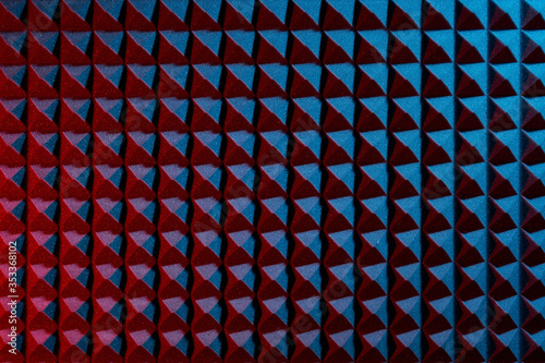Quadro su tela Music background. Acoustic foam panel