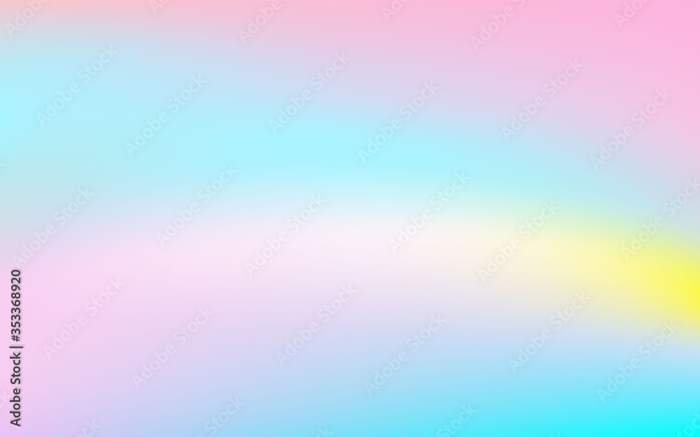 Rainbow, princess, background. Premium vector.
