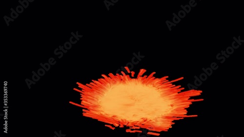 Explosion Overlay Explosion VFX Explosion with Alpha Channel Bomb Detonation 