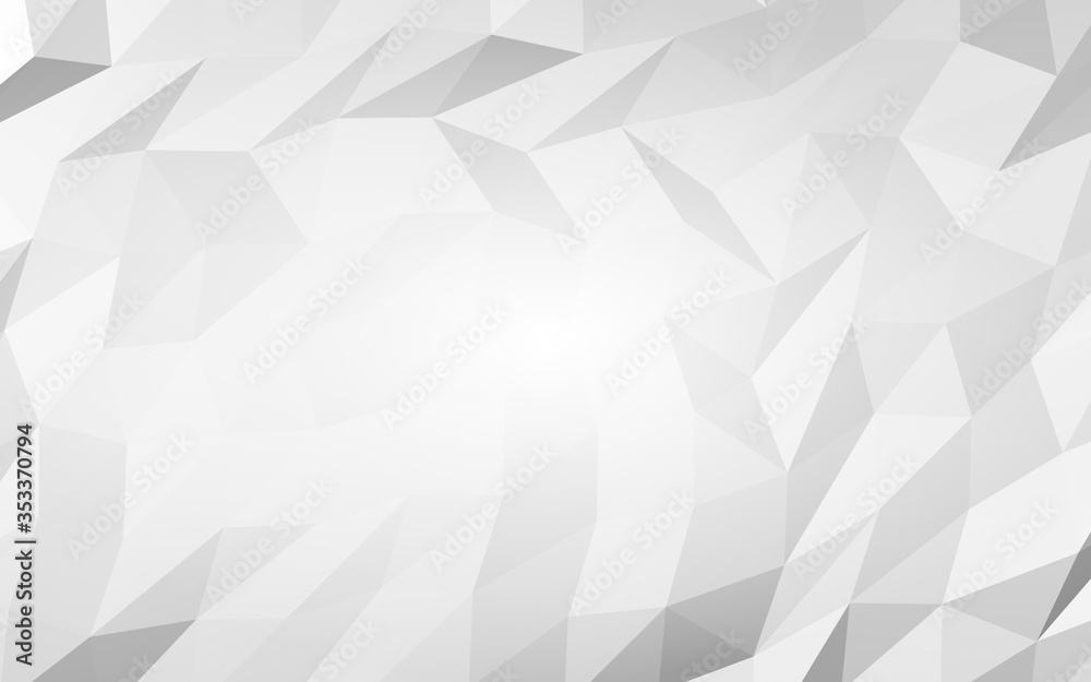 White abstract background. Lowpoly backdrop. Crumpled paper. 3D illustration White abstract background. Lowpoly backdrop. Crumpled paper. 3D illustration