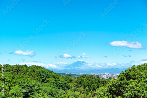 【遠地から見る富士】鎌倉市から見る富士山 © travel