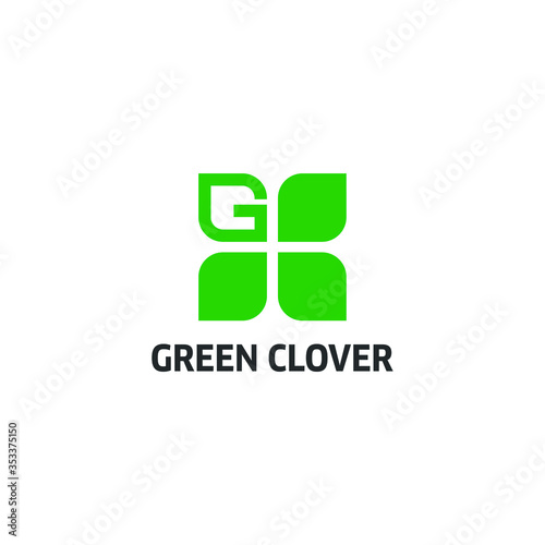 Letter G  for the life clover logo design  simple