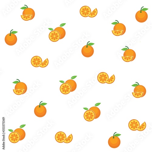 orange fruit background vector  illustration concept  design