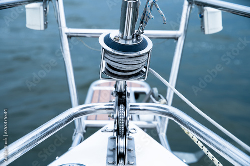 Elements of modern yacht furling drum
