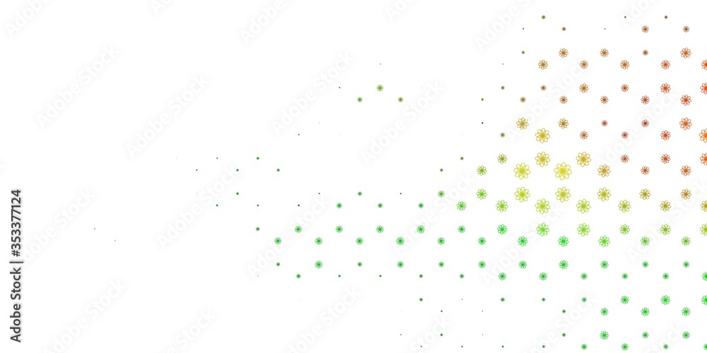 Light Green, Red vector texture with curves. Light Green, Red vector texture with curves.