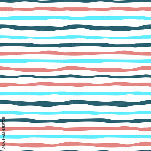 Seamless colorful striped background. Vector