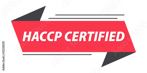 HACCP certified banner