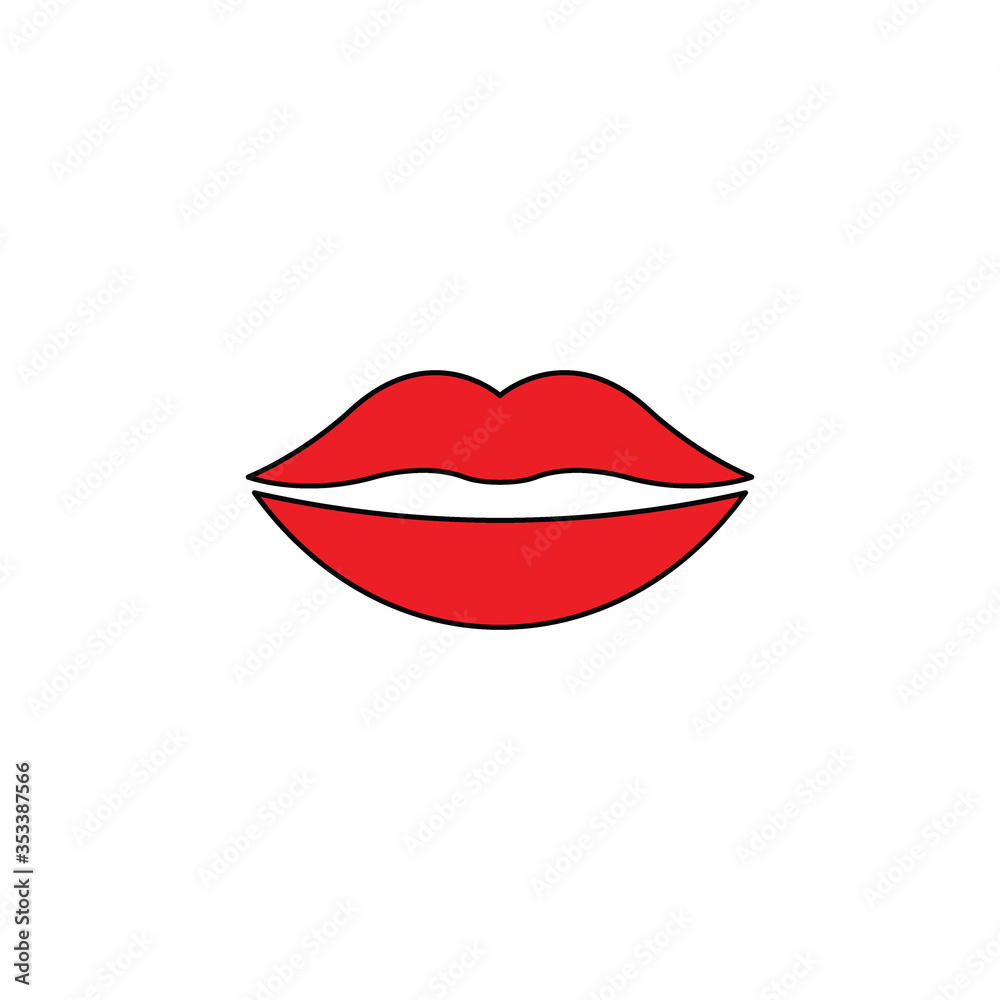 red lips - vector icon
red lips - vector icon