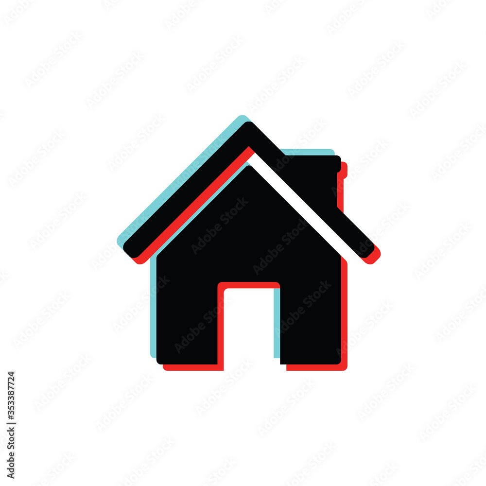 Home icon glitch old screen design
Home icon glitch old screen design