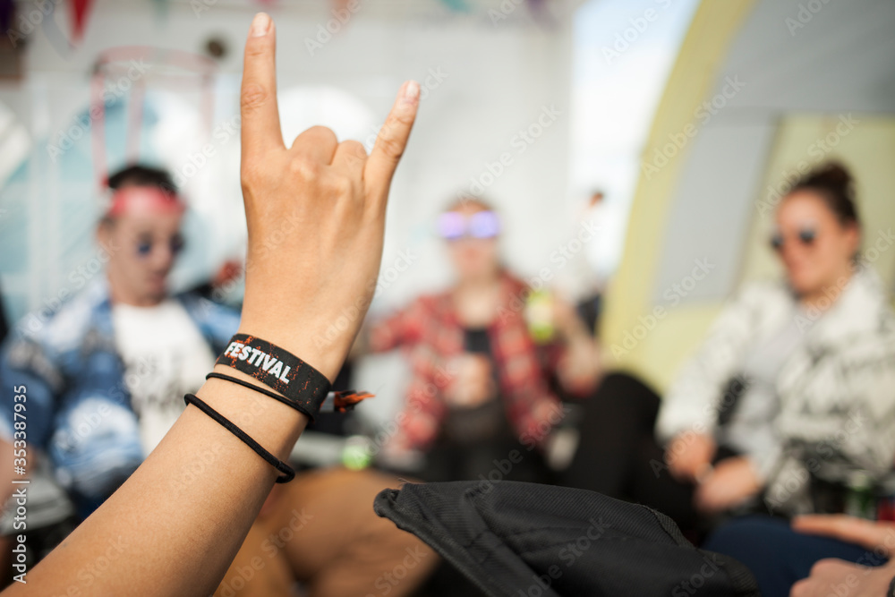 Rock sale band wristband