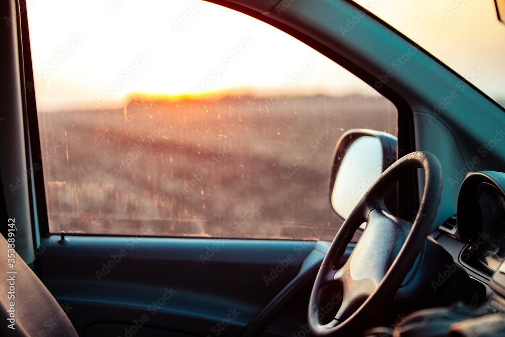 Naklejka premium Beautiful sunset