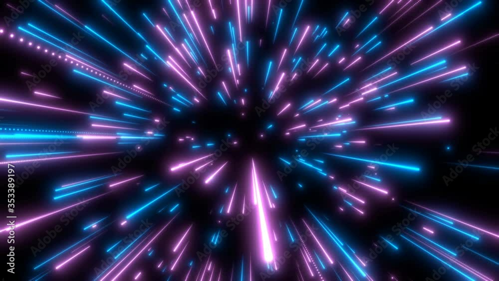 neon lights effect background speed