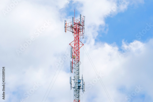 Mobile phone communication antenna tower