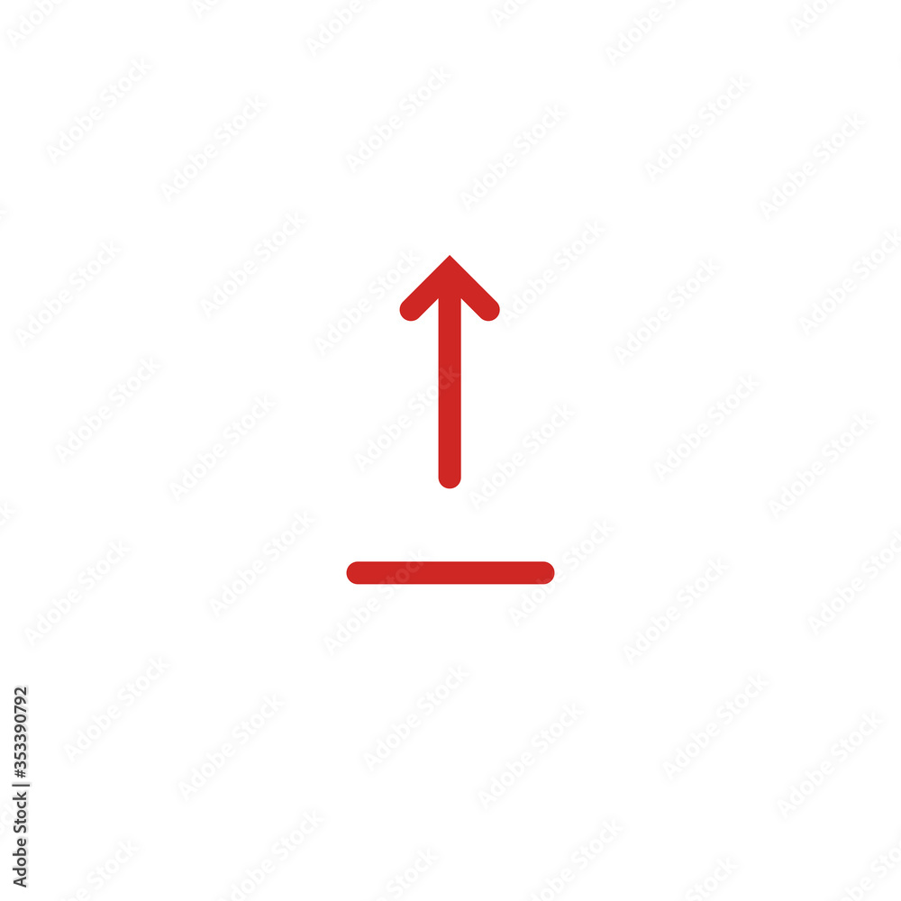 Share content icon. Upload media symbol. User interface button. Up. Straight arrow for multimedia navigation. Networking. Send sign for web and mobile app. Simple arrow from line. Vector. Share content icon. Upload media symbol. User interface button. Up. Straight arrow for multimedia navigation. Networking. Send sign for web and mobile app. Simple arrow from line. Vector.