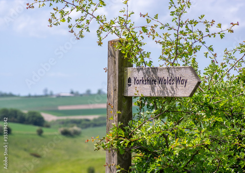 Yorkshire Wolds Way Sign