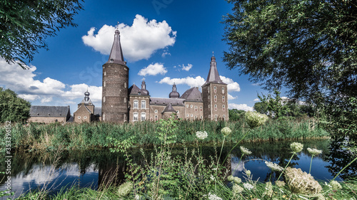Hoensbroek Castle in the village of Hoensbroek, Limburg, The Netherlands.
