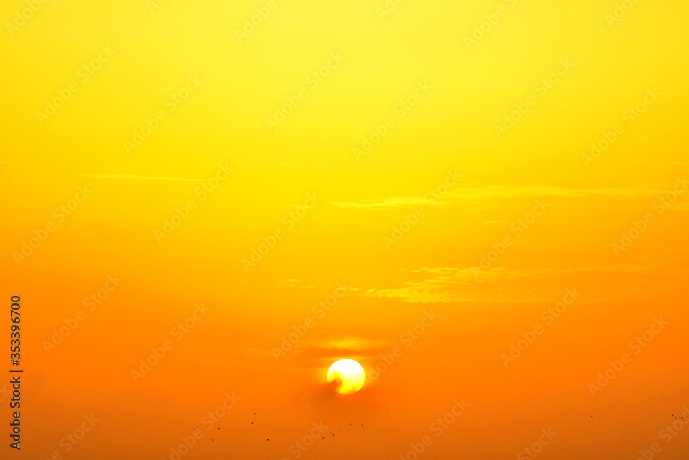 Sunrise in the morning at Kutch, Gujarat, India Sunrise in the morning at Kutch, Gujarat, India