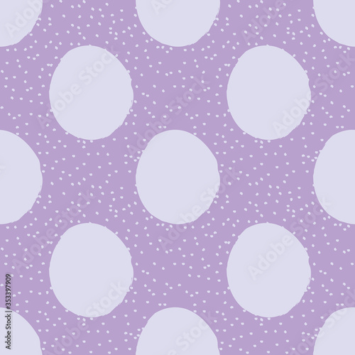 Playful spot, polka dot seamless pattern, perfect for fashion, home, stationary, kids. 