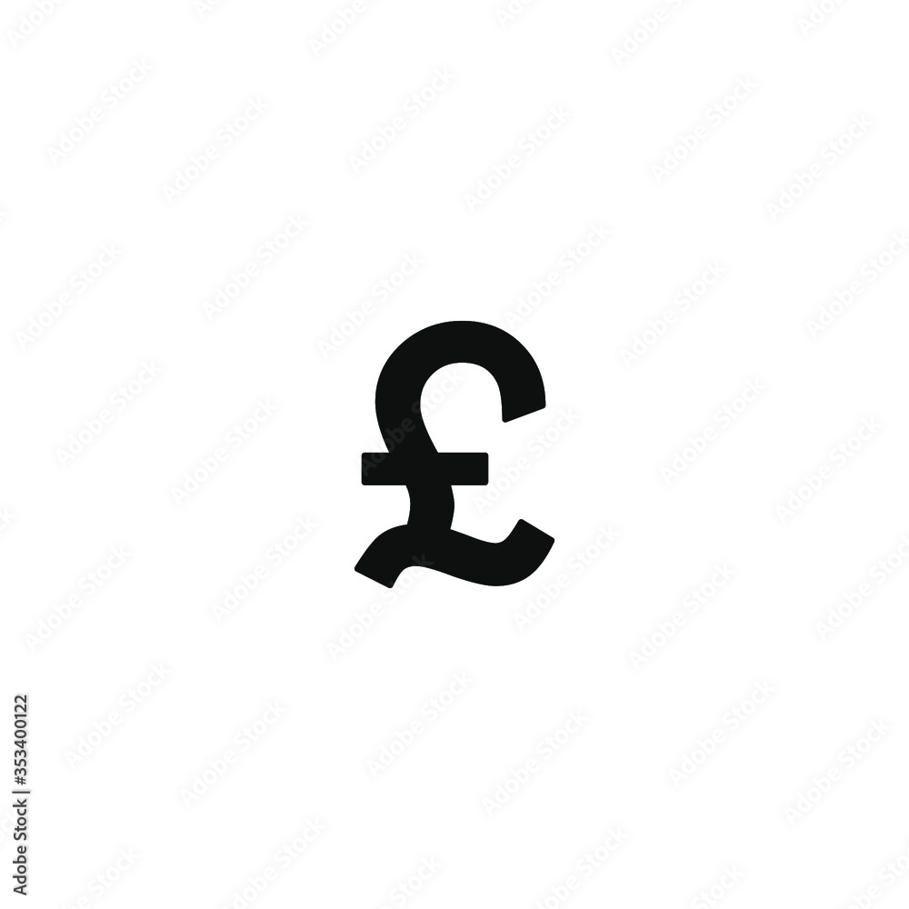 Pound sterling icon.GBP currency symbol.Currency pound icon Pound sterling icon.GBP currency symbol.Currency pound icon