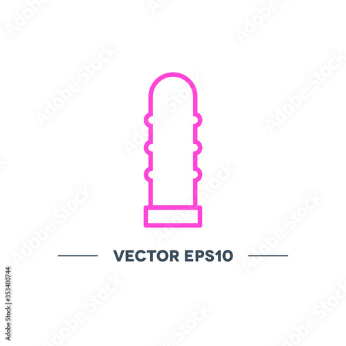 vibrator sex toy vector icon