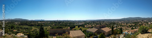 Panorama d'Allauch, vue sur Marseille