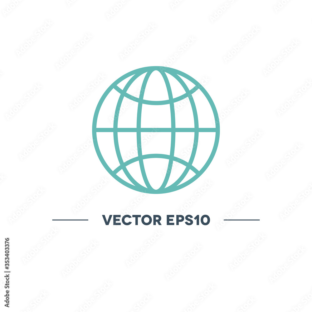 globe vector icon globe vector icon