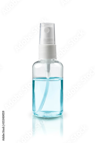 perfume bottle isolated on white