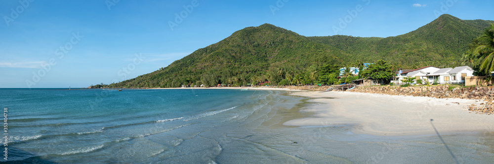 Panorama view of Chaloklum Baech on Phangan Island, Thailand Panorama view of Chaloklum Baech on Phangan Island, Thailand