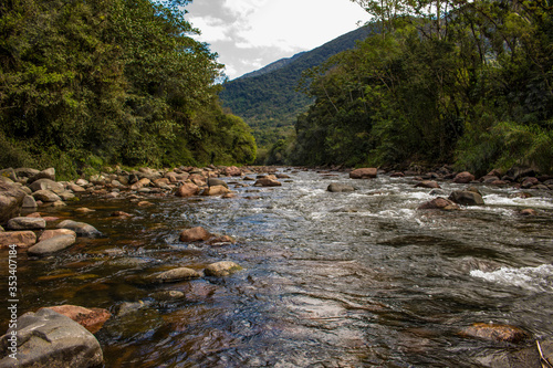 river in the mountains