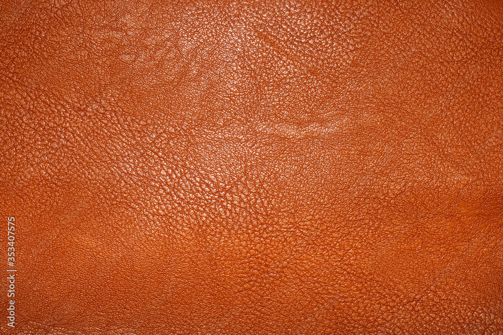 Fototapeta premium Brown leather texture as background
