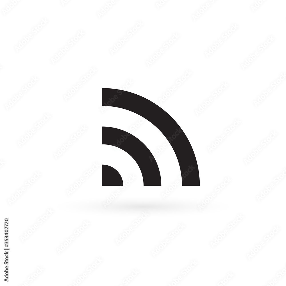 Free Wi-Fi icon, 5g network symbol. Cellular and mobile communications vector logo. Isolation black sign on white background. Free Wi-Fi icon, 5g network symbol. Cellular and mobile communications vector logo. Isolation black sign on white background.