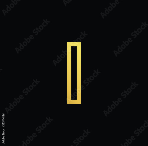  Professional Innovative Initial I logo and II logo. Letter I II Minimal elegant Monogram. Premium Business Artistic Alphabet symbol and sign