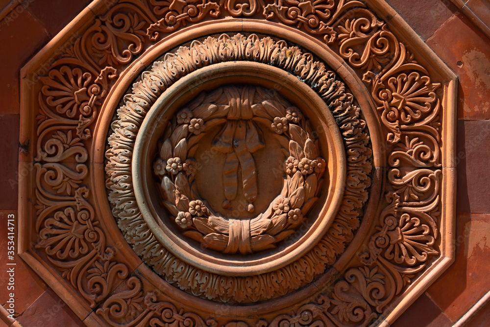 Fototapeta premium ornament on the wall