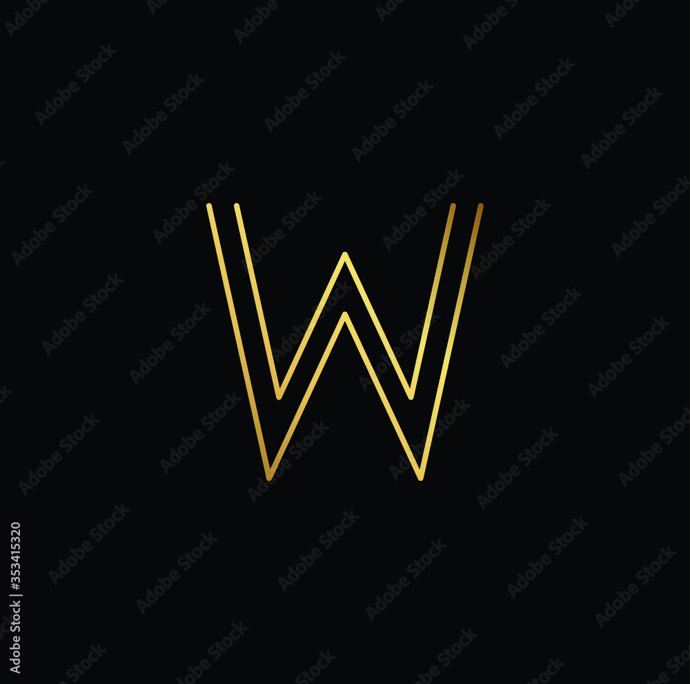 Professional Innovative Initial W logo and WW logo. Letter W WW Minimal elegant Monogram. Premium Business Artistic Alphabet symbol and sign Professional Innovative Initial W logo and WW logo. Letter W WW Minimal elegant Monogram. Premium Business Artistic Alphabet symbol and sign