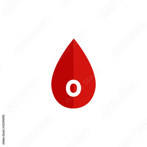 blood types vector icon