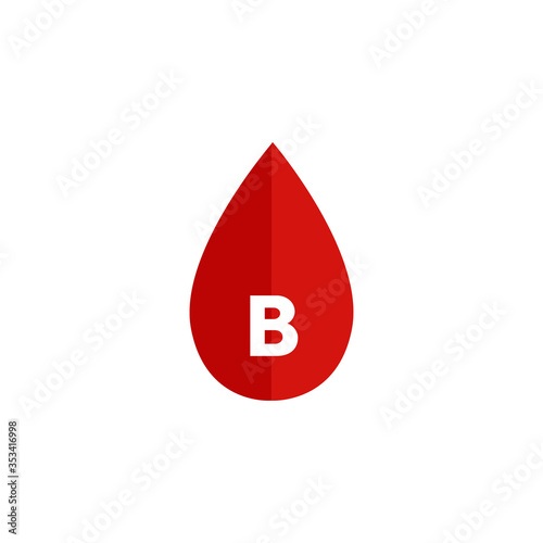 blood types vector icon