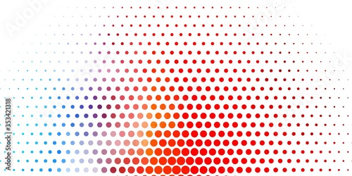 Light Multicolor vector template with circles. Modern abstract illustration with colorful circle shapes. Design for posters, banners.
