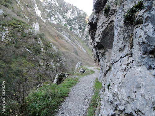 Xanas Route in Asturias. Spain photo