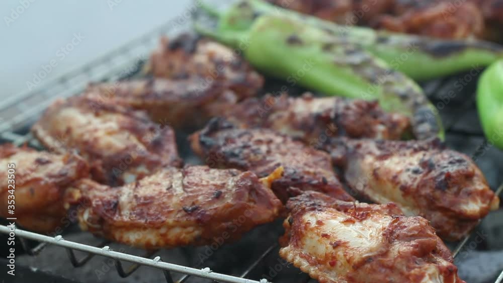 grilled chicken breast. Turkish Kebab On The Grill
grilled chicken breast. Turkish Kebab On The Grill