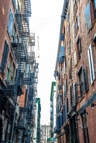 Fire escapes in New York
