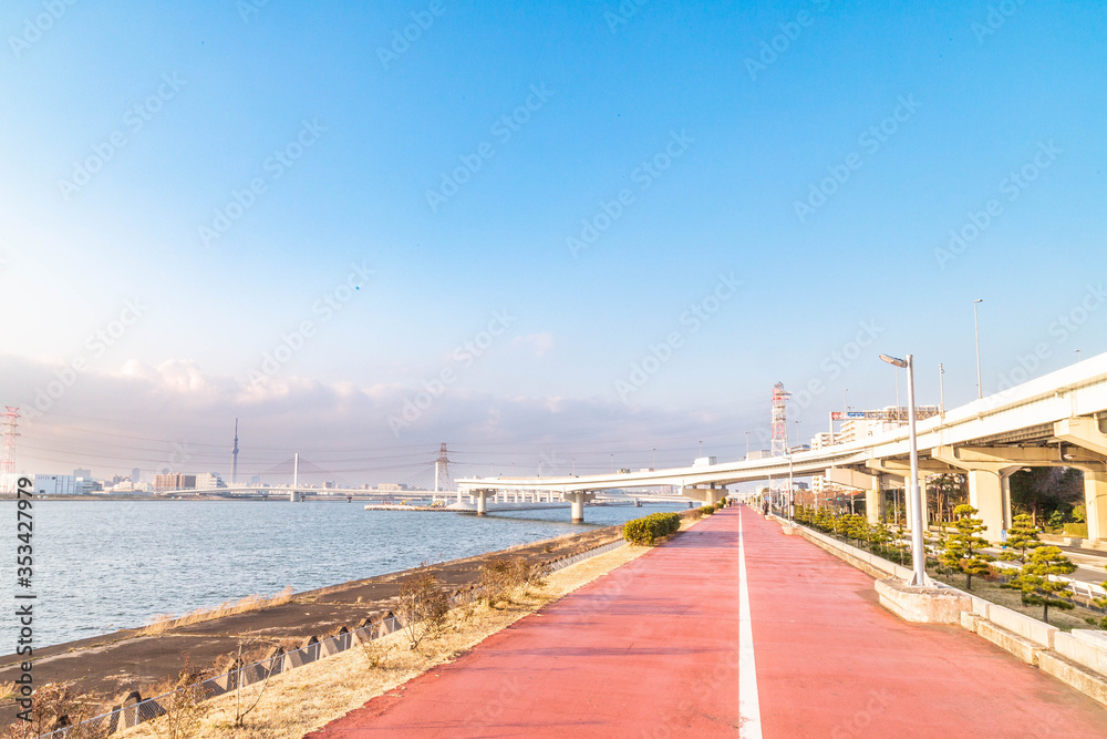 Obraz premium ランニングロード