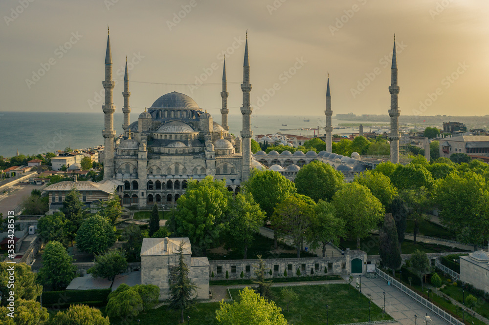 Fototapeta premium The Blue Mosque in Istanbul Turkey