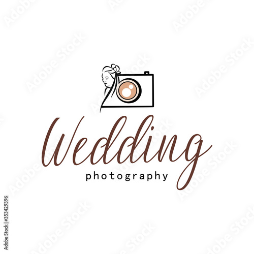 wedding photography logo template