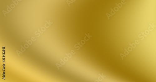 gold gradient color soft texture rippled as abstract smooth wavy decorative design element background