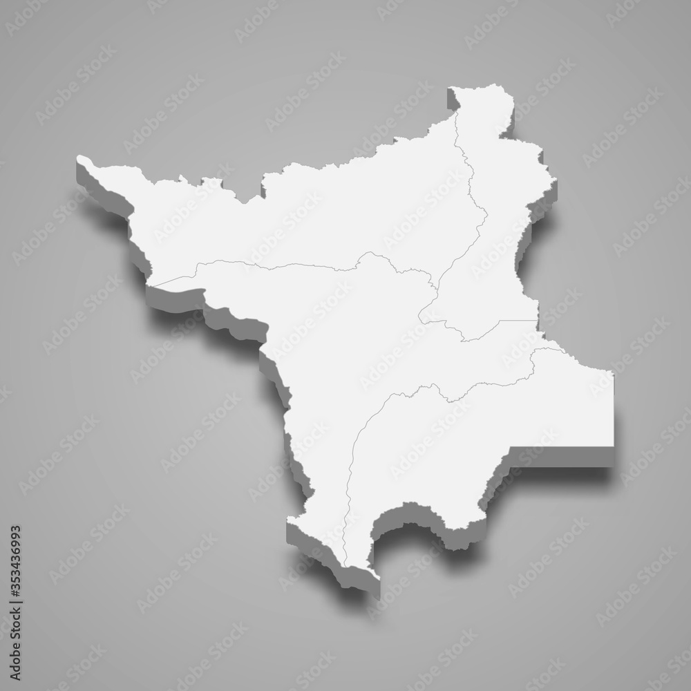 roraima 3d map state of Brazil Template for your design roraima 3d map state of Brazil Template for your design