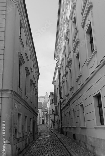 old street in warsaw